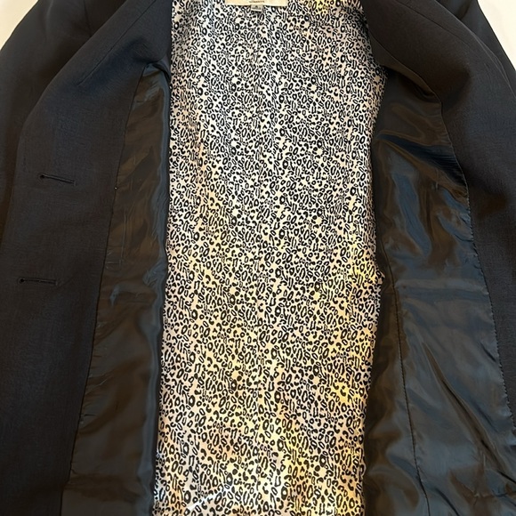 Kasper Deep Gray Black Double breasted Fitted Blazer Women’s Size 6 - Picture 8 of 9